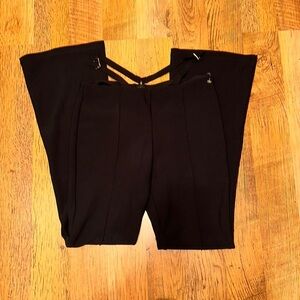 Hours Black Trouser Boot Cut Dress Pant D8